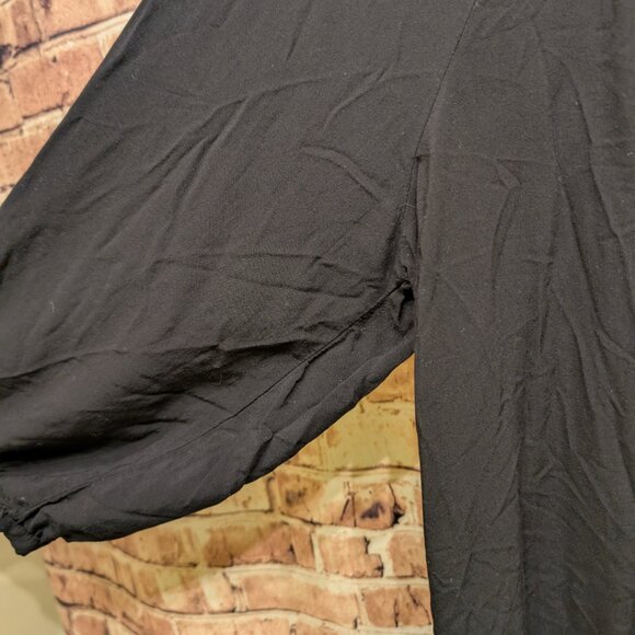 Adrienne Vittadini 100% Rayon V-Neck Blouse 3/4 Sleeve Size 1X - Picture 4 of 10